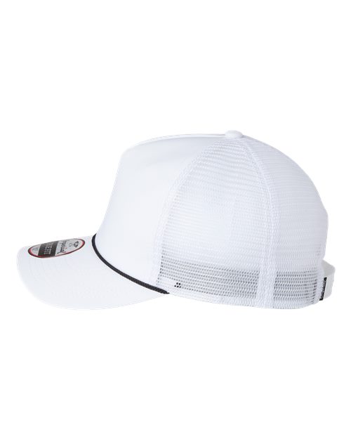 Imperial 5055 The Rabble Rouser Cap - White/ White/ Black - side