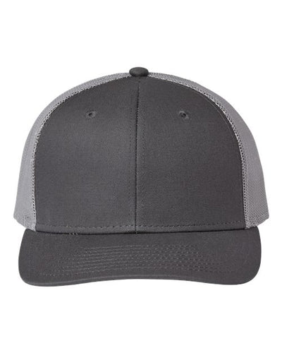 The Game GB452E Everyday Trucker Cap - Charcoal/ Grey - front