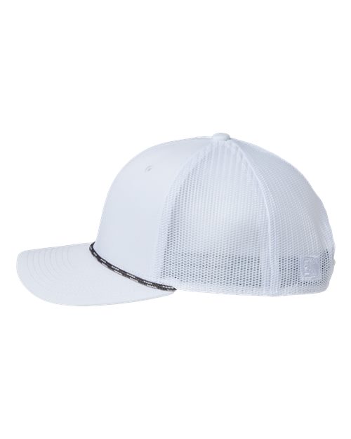 The Game GB452R Everyday Rope Trucker Cap - White/ White - side