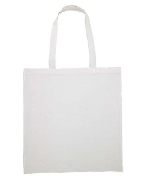OAD OAD113R Midweight Recycled Tote Bag - White - back