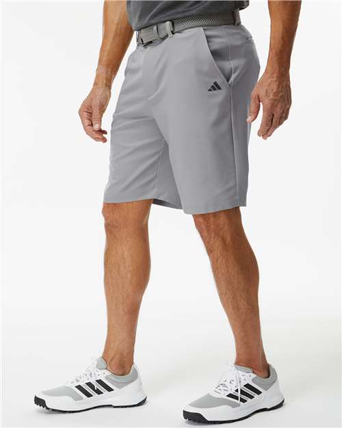 Adidas A2000 Men's Golf 9" Shorts - Grey Three - model side