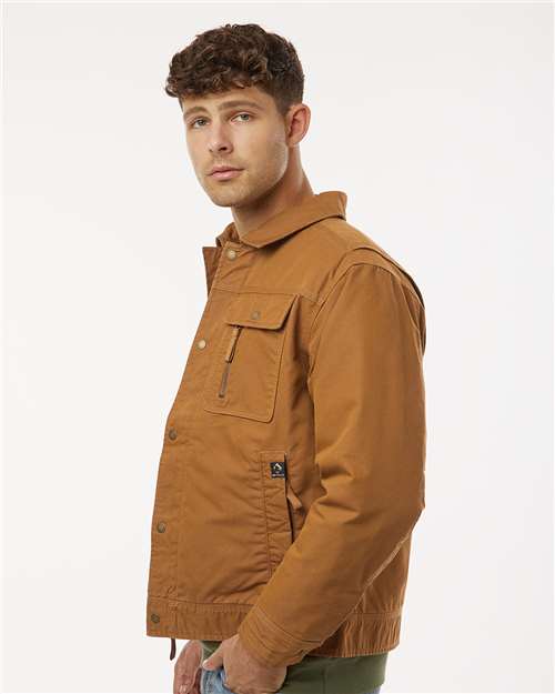 DRI DUCK 5057 Men's Renegade Lifestyle Jacket - Saddle - model side