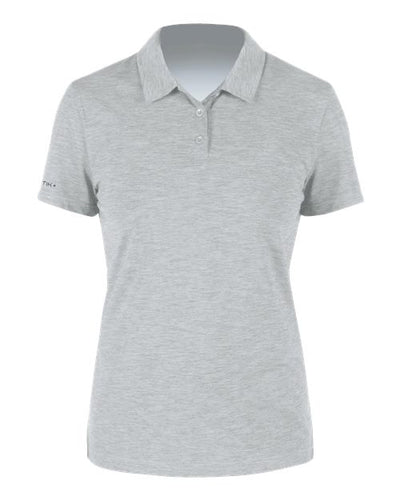ANETIK WPBRZS1 Women's Breeze Tech Polo - Alloy Heathered - front