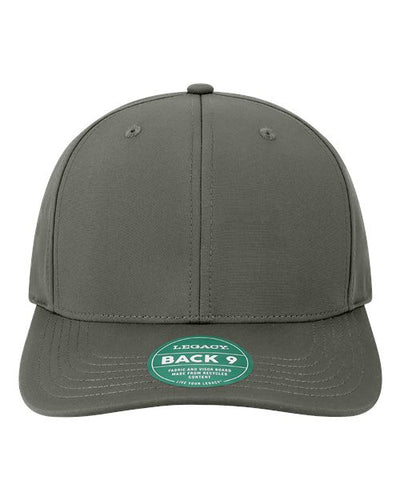 LEGACY B9A Back Nine Cap - Dark Grey - front