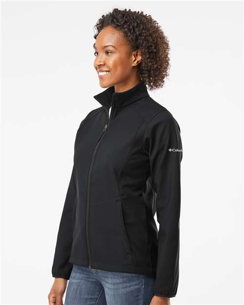 Columbia 212493 Women’s Kruser Ridge Soft Shell Jacket - Black - model side
