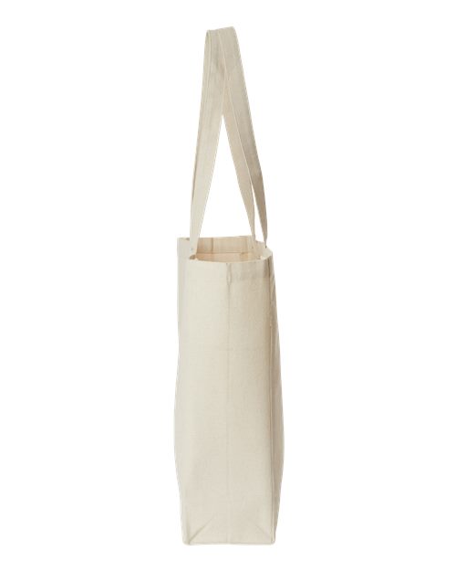 Liberty Bags 8503R Isabella Midweight Recycled Canvas Tote - Recycled Natural - side