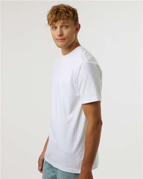 Tultex 299 Unisex Heavyweight Street T-Shirt - White - model side