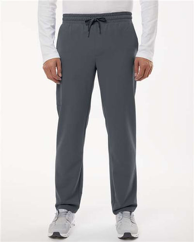 Jaanuu M20001 Men's Rhodes Everyday Straight-Leg Scrub Pants - Carbon Grey - model front