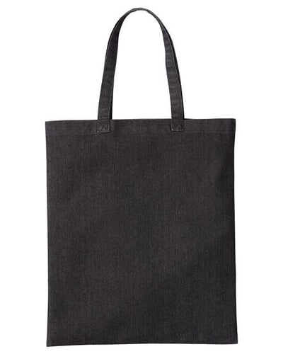 Artisan Collection by Reprime RP998 Denim Tote Bag - Black Denim - front