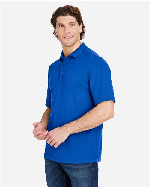 Core 365 CE104 Men's Market Snag Protect Mesh Polo - True Royal - model side