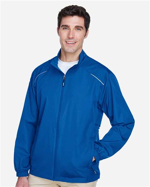 Core 365 88183 Men's Techno Lite Motivate Unlined Lightweight Jacket - True Royal - model side