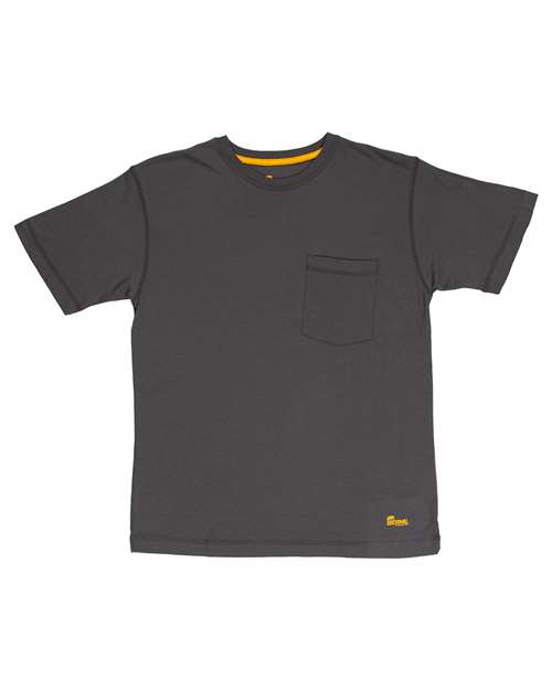 Berne Apparel BSM38 Men's Lightweight Performance Pocket T-Shirt - Slate - front