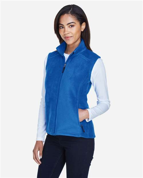 Core 365 78191 Women's Journey Fleece Vest - True Royal - model side