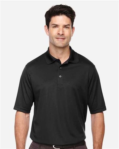 Core 365 88181T Men's Tall Origin Performance Piqué Polo - Black - model front