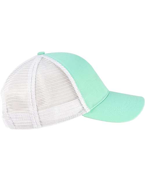 econscious EC7070 Eco Trucker Cap - Mint/ White - side