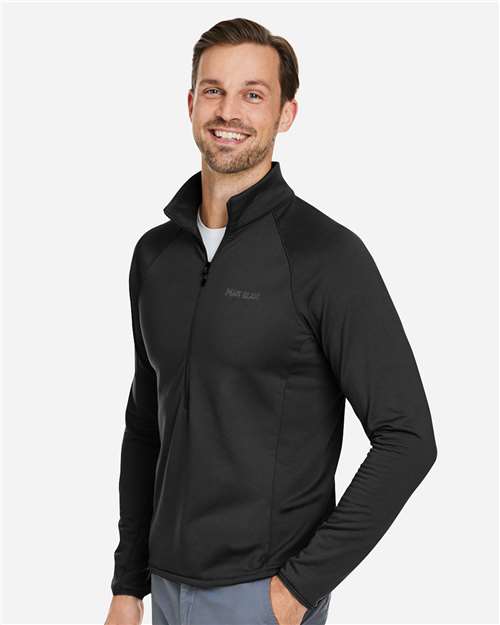 Marmot M15381 Men's Leconte Half-Zip Pullover - Black - model side