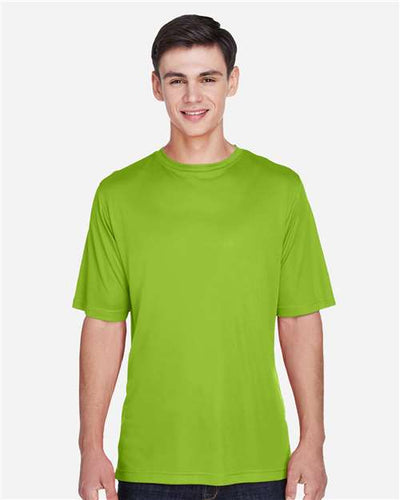 Team 365 TT11 Zone Performance T-Shirt - Acid Green - model front
