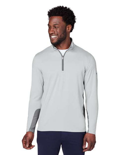 Puma Golf 599127 Men's Gamer Golf Quarter-Zip Pullover - High Rise - model front