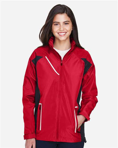 Team 365 TT86W Women's Dominator Waterproof Jacket - Sport Red - model front