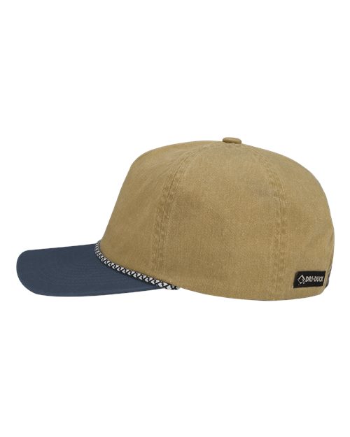 DRI DUCK 3053 Rockwell Cap - Wheat/ Denim - side
