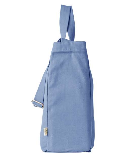econscious EC8207 Reclaimist Fiber G2G Tote - Elemental Blue - side