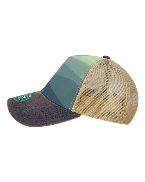 LEGACY OFAFP Old Favorite Five-Panel Trucker Cap - Rolling Mountains - side