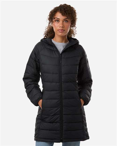 Columbia 217748 Women's Powder Lite II Mid Jacket - Black - model front