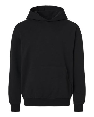 Independent Trading Co. INDLUXHOOD Lux Heavyweight Modal Hooded Sweatshirt - Black - front
