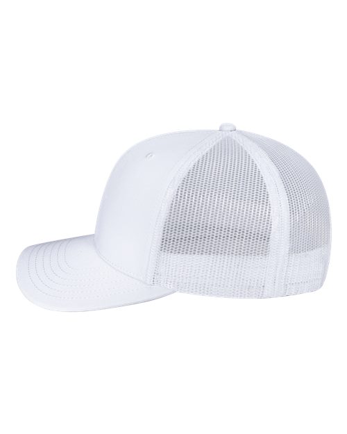Pukka 6101M Charter Six-Panel Cap - White - side