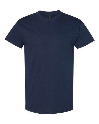 Gildan 50PLSMA Unisex Heavy Cotton Plasma Print T-Shirt - Navy - front