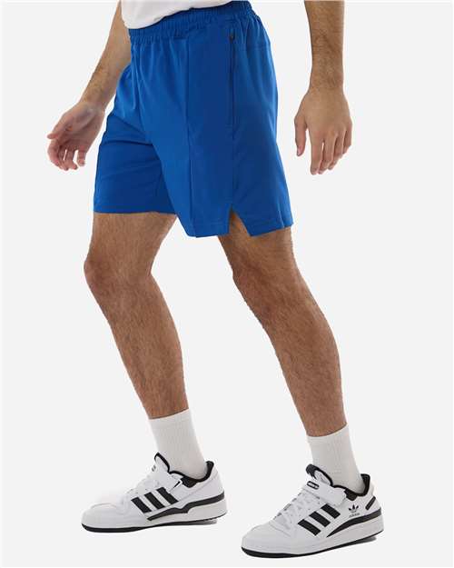 Adidas AT304 Men's D4T Woven 7" Shorts - Team Royal Blue/ White - model side