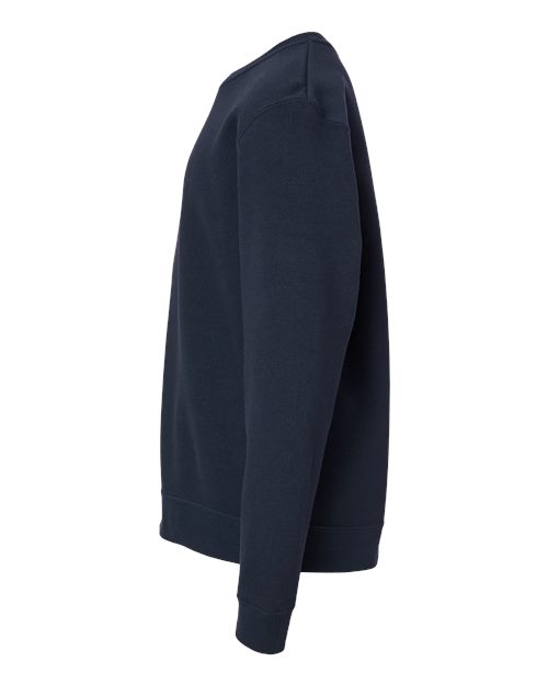 Independent Trading Co. SS3001Y Youth Midweight Crewneck Sweatshirt - Classic Navy - side
