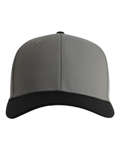 Imperial 7064 The Elements Recycled Two-Tone Performance Cap - Grey/ Black - front