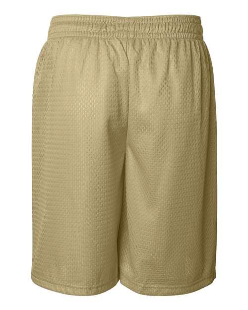 Badger 7209 Men's Pro Mesh 9" Shorts - Vegas Gold - back