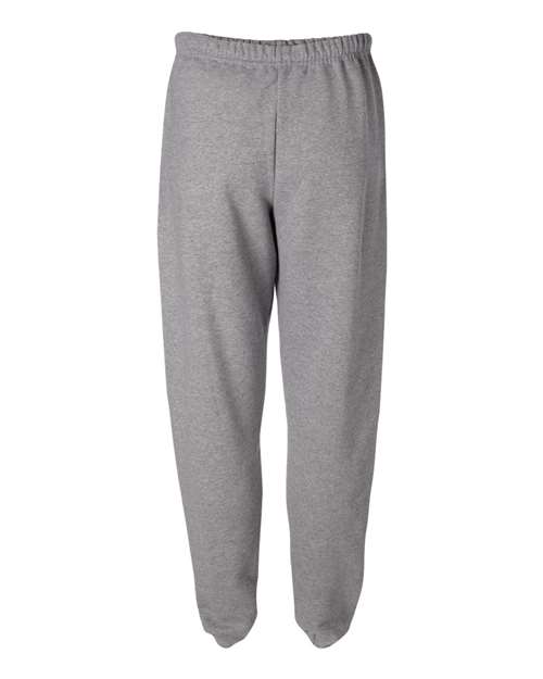 Jerzees 4850MR Unisex Super Sweats NuBlend Sweatpants with Pockets - Oxford - back