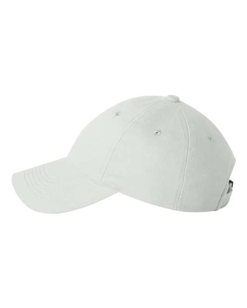 Valucap 9610 Heavy Brushed Twill Unstructured Cap - White - side