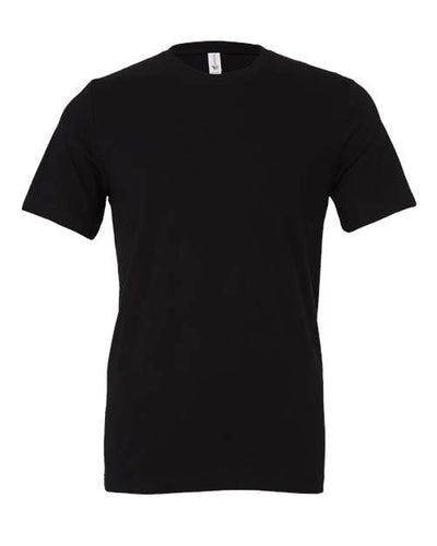 Bella+Canvas 3001 Unisex Jersey Short Sleeve Tee - Black - front