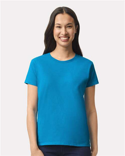 Gildan 2000L Women's Ultra Cotton T-Shirt - Sapphire - model front