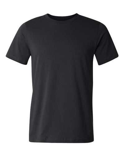 BELLA + CANVAS 3001U Unisex USA-Made Jersey Tee - Black - front