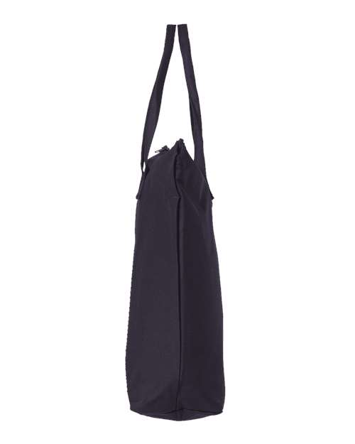 Liberty Bags 8863 Tote with Top Zippered Closure - Navy - side