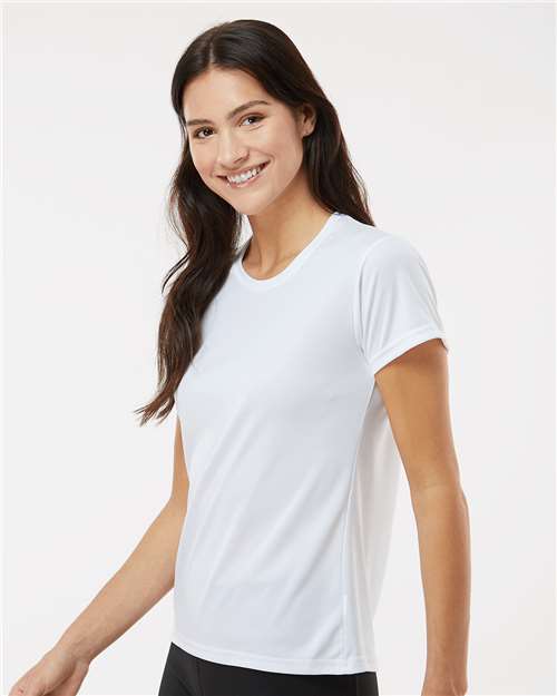C2 Sport 5600 Women’s Performance T-Shirt - White - model side