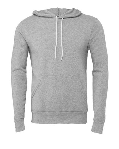 Bella+Canvas 3719 Unisex Sponge Fleece Pullover Hoodie - Athletic Heather - front