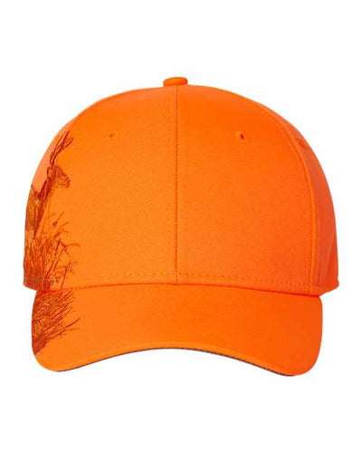 DRI DUCK 3301 Running Buck Cap - Blaze Orange - Buck - front