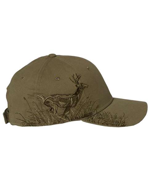 DRI DUCK 3301 Running Buck Cap - Olive - side