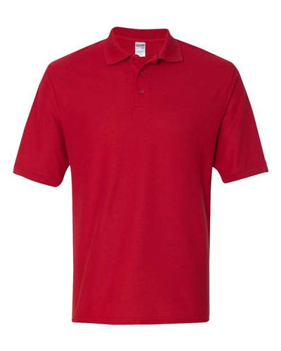 Jerzees 537MR Men's Easy Care Piqué Polo - True Red - front