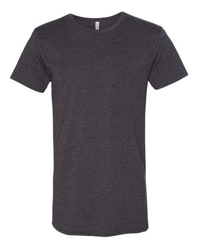 BELLA + CANVAS 3006 Men's Long Body Urban Tee - Dark Grey Heather - front