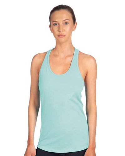Next Level 1533 Women's Ideal Racerback Tank - Cancun - model front