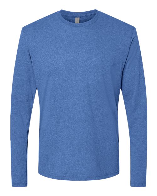 Next Level 6071 Men's Triblend Long Sleeve T-Shirt - Vintage Royal - front