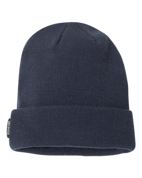DRI DUCK 3562 Basecamp Performance Cuffed Beanie - Deep Blue - back