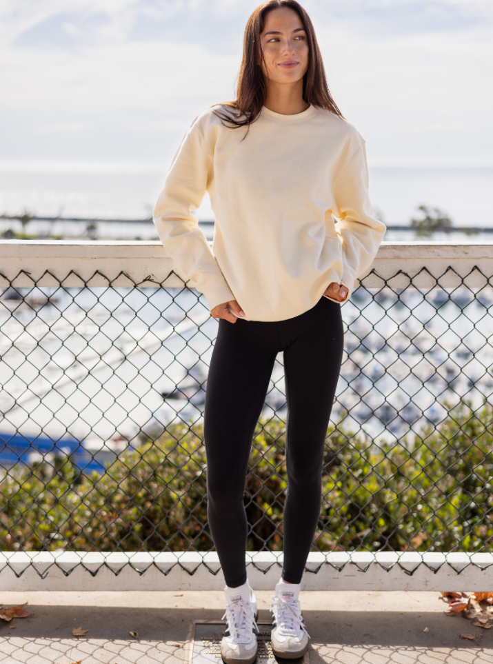 Heavyweight Crewneck Sweatshirt in Storm Blue, additional view